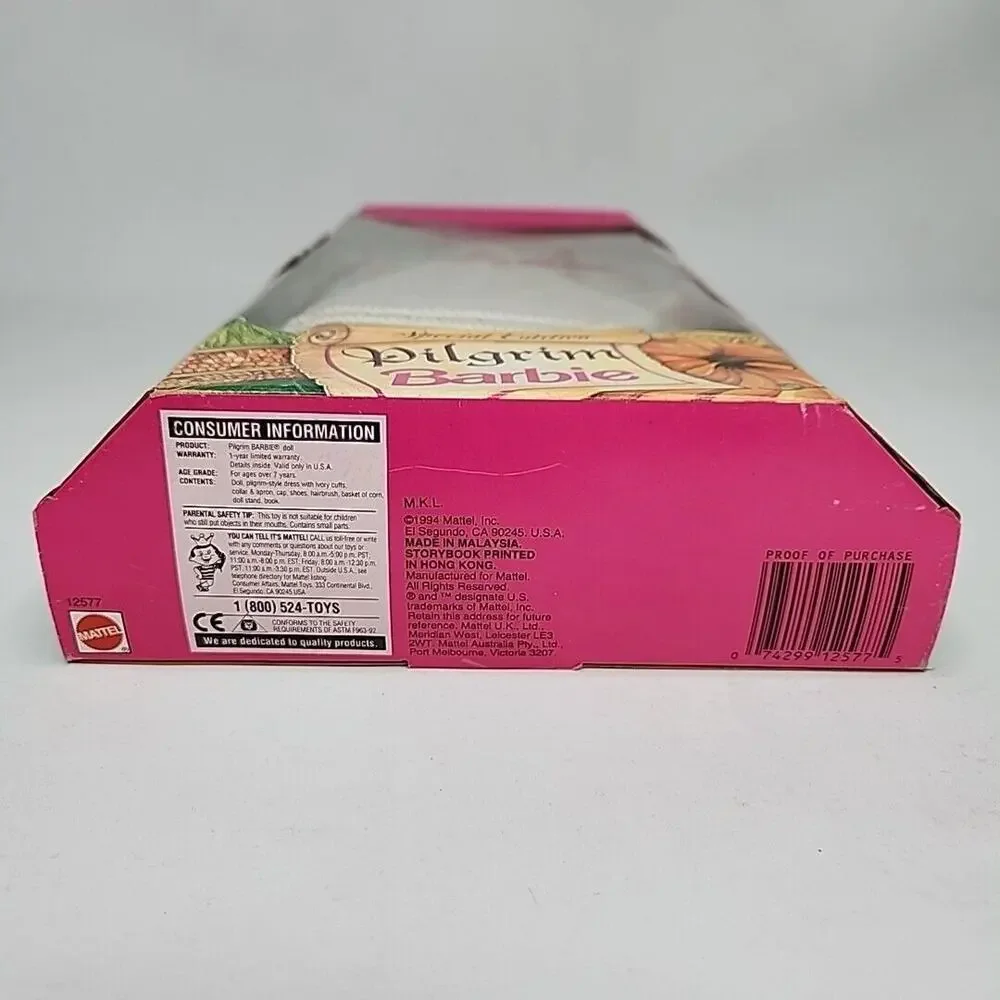 1994‎ Pilgrim Barbie Special Edition American Stories Collection Brunette 12577